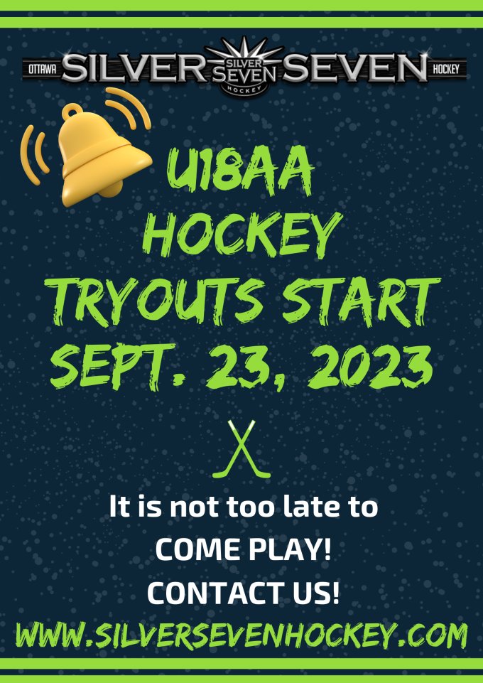 Tryouts Start September 23, 2023