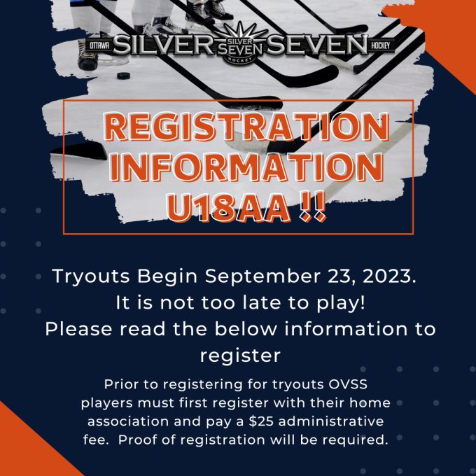 U18AA Registration Information 
